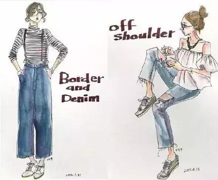 插画怎么搭配,插画教程服装设计