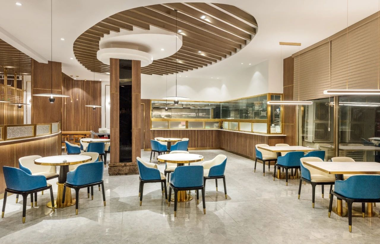 古镇小吃店装修设计,小城故事餐厅logo设计