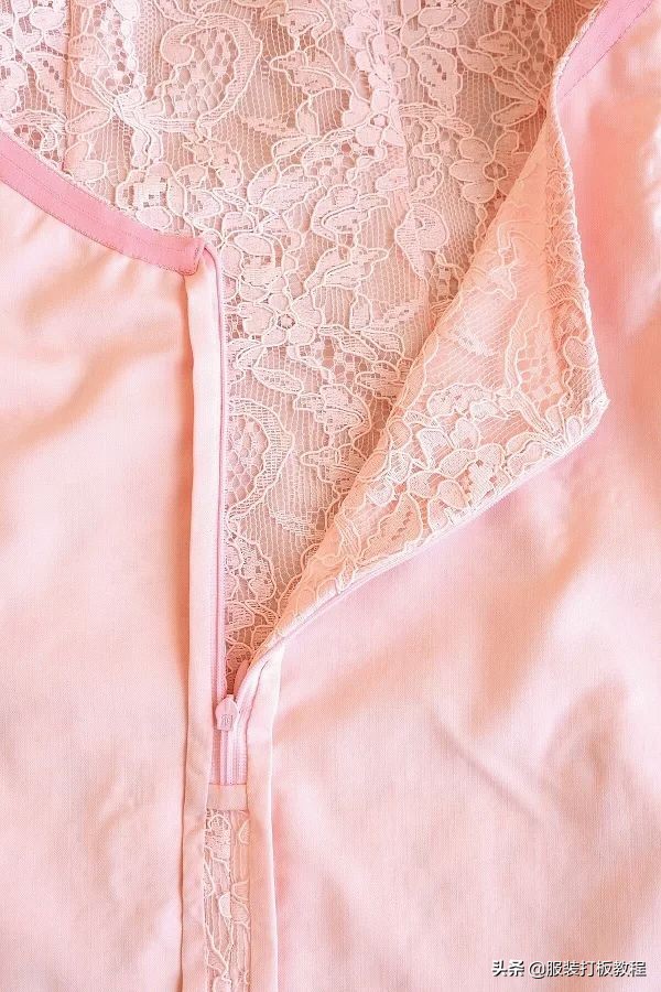 蕾丝连衣裙制作工艺,挂里子蕾丝连衣裙的缝制