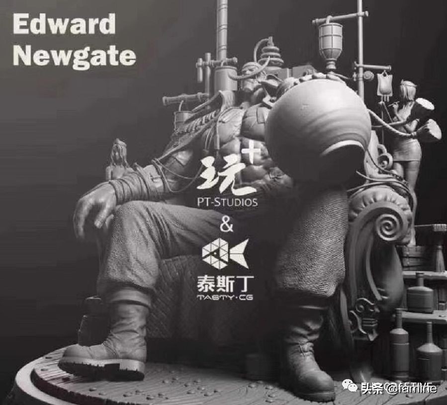 海贼王布鲁克模玩图鉴,海贼王白胡子模玩