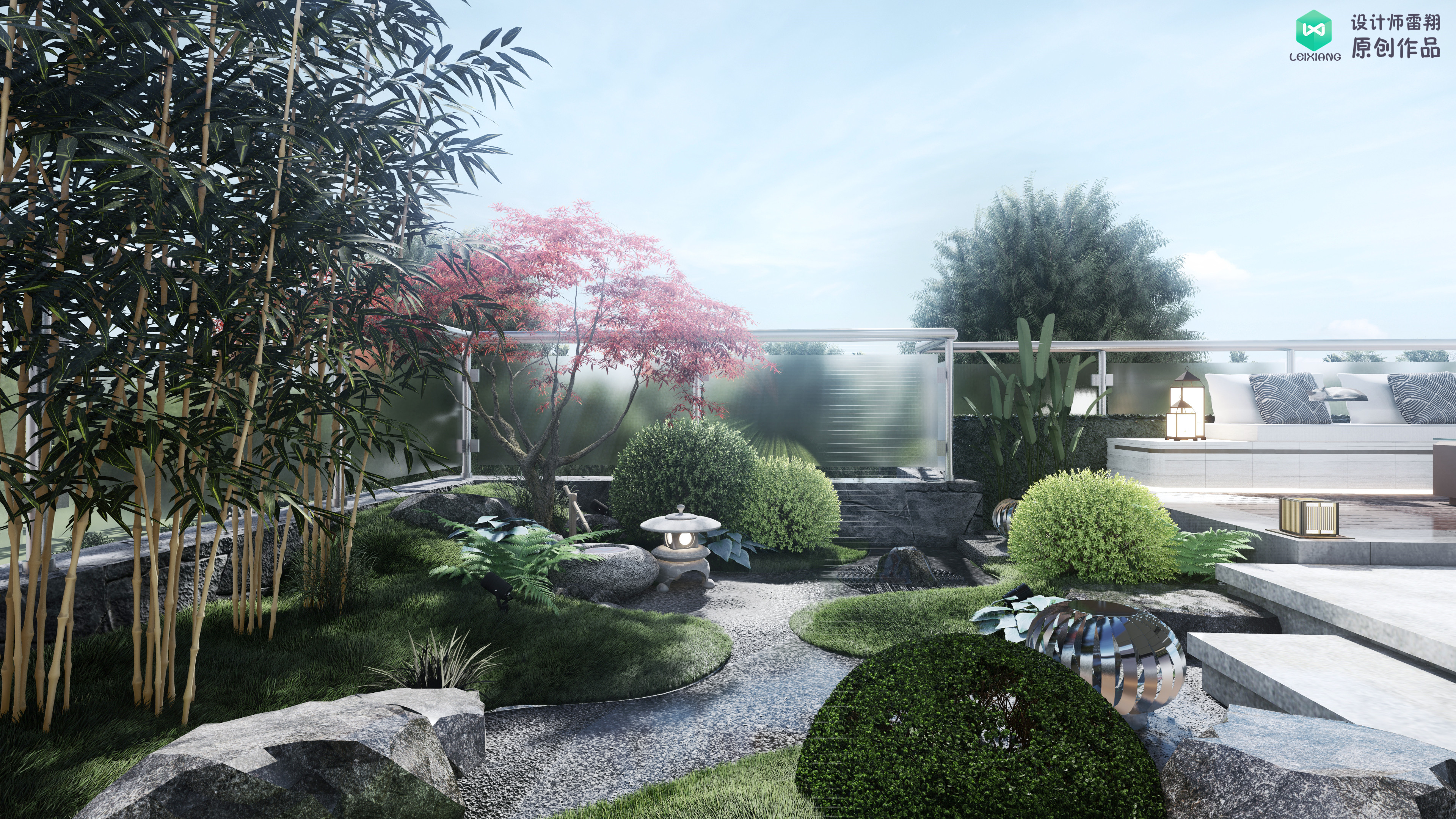 露台花园水泥地面如何铺装,水泥大露台如何改造好看