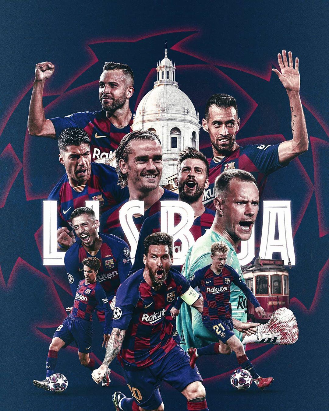 巴塞罗那冠军杯壁纸,巴塞罗那12号足球照片高清壁纸