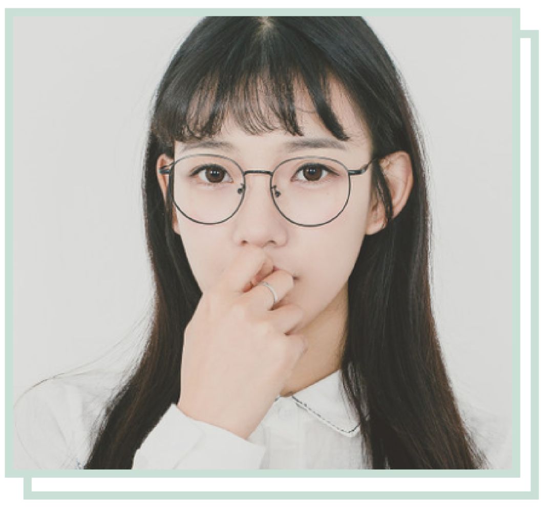 不做半永久晕妆,适合大脸的伪素颜眼镜