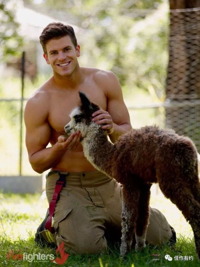 澳洲消防队帅哥大秀肌肉照,澳洲消防员帅哥