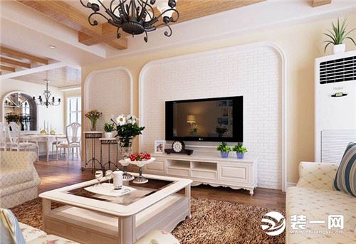 流行的欧式电视墙装修效果图大全,欧式电视墙风格装修效果图