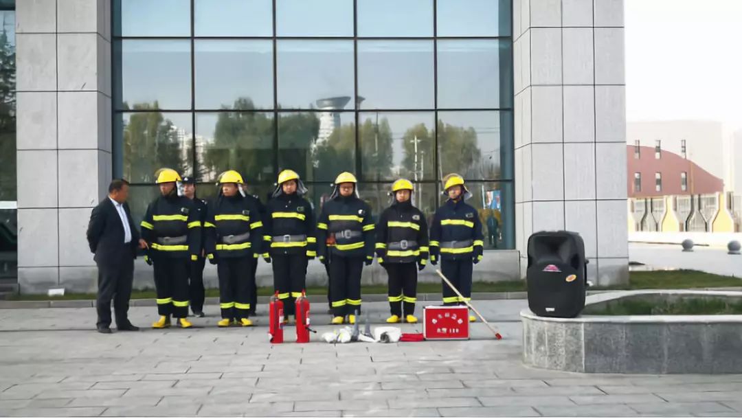 北坦街道消防演练活动,航天新天地消防演练