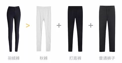 羽绒裤非常的适合在冬天的时候穿,保暖裤百搭防风舒适羽绒裤