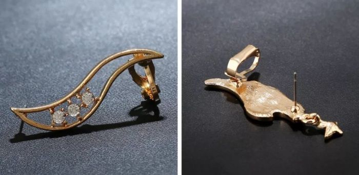 耳夹高级感珍珠,精致耳夹高级感珍珠元素