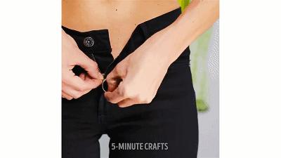 拉链掉下来用吸管怎么装上去,衣服拉链坏了一根吸管解决