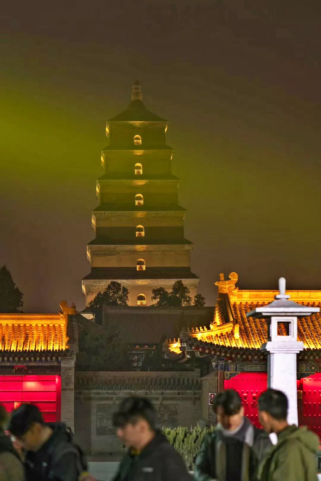 大唐不夜城高清壁纸4k,大雁塔和大唐不夜城官方高清壁纸