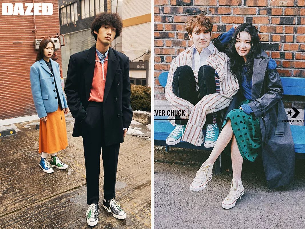 匡威亮橙欧阳娜娜,欧阳娜娜匡威经典款