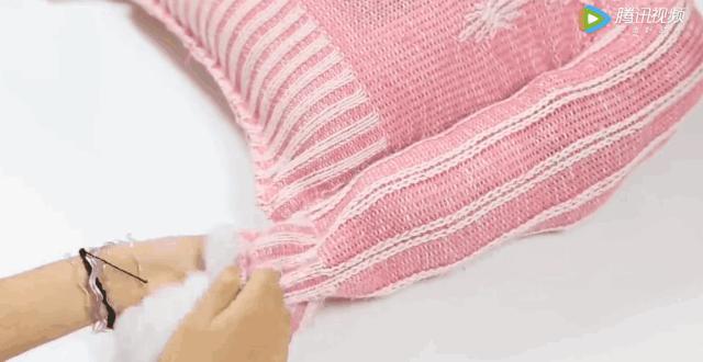 旧毛衣先别扔剪一刀美翻了,旧毛衣一件变两件