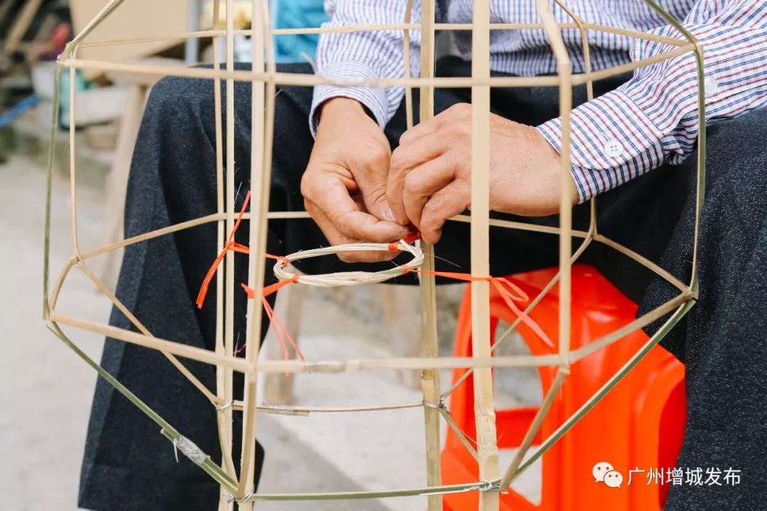 广州闽南传统大型花灯制作过程,派潭传统文化