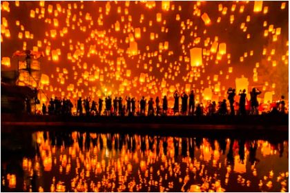 古人避开一切和黑暗有关的字眼，只用光与月为元宵命名