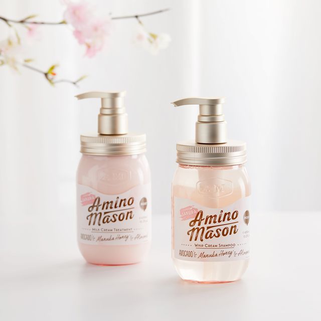 日本樱花玫瑰花洗发水,淡雅日本京都樱花洗发水