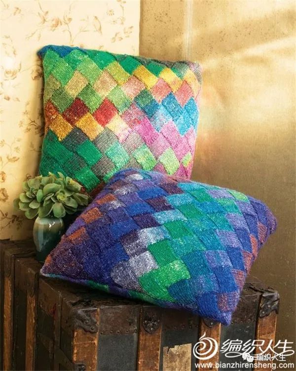 纯色方块花样教程大全,简单大方格子花型教程