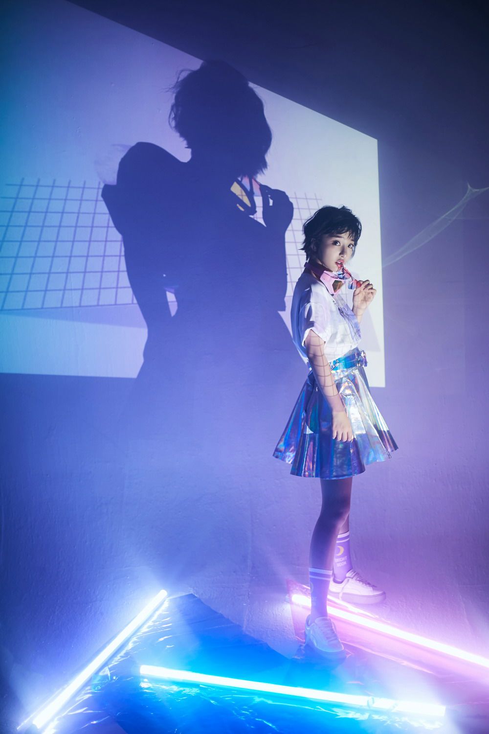 拍照蒸汽波,蒸汽波人像拍照