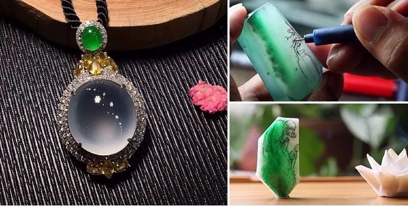 爱戴玉和金钻石的人,爱戴玉的人