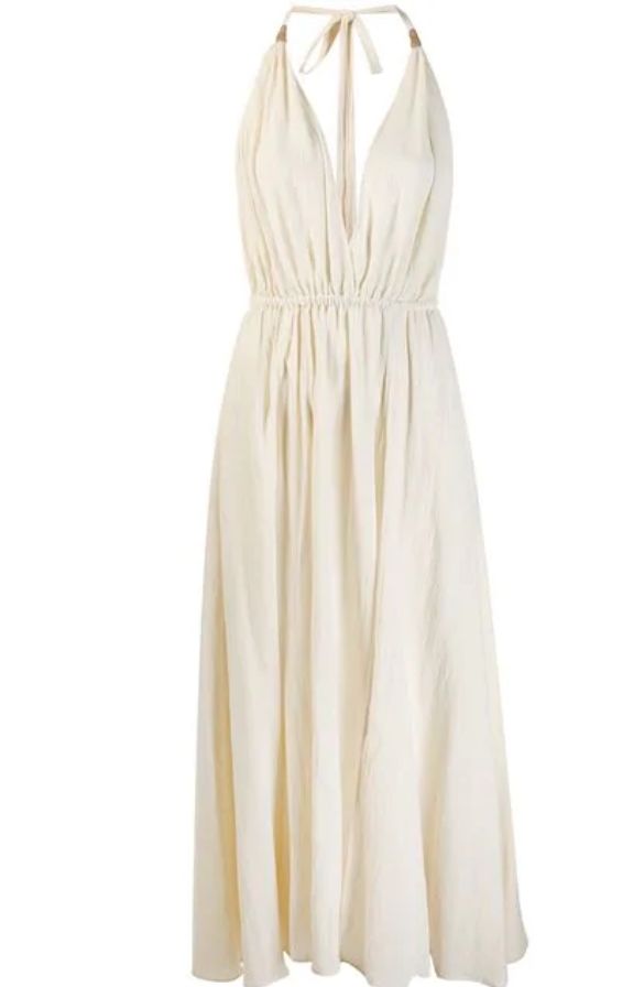 吴宣仪穿深v长裙,吴宣仪深v长裙