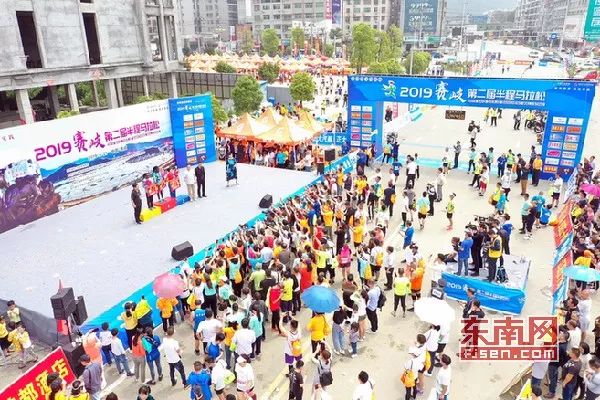 福安市赛岐马拉松,一路跑步一路美景