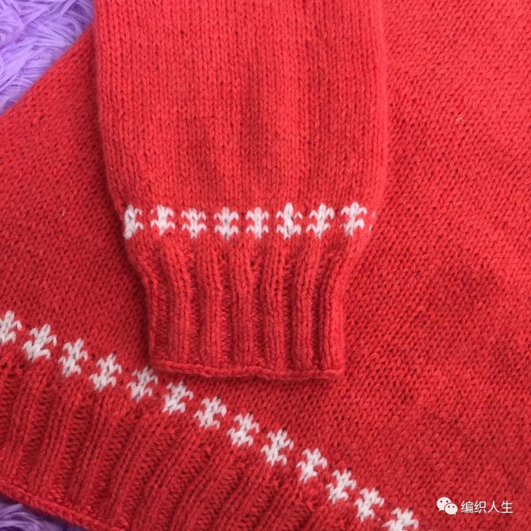 短款棒针粗线毛衣落肩编织方法,棒针彩虹波浪毛衣编织全过程