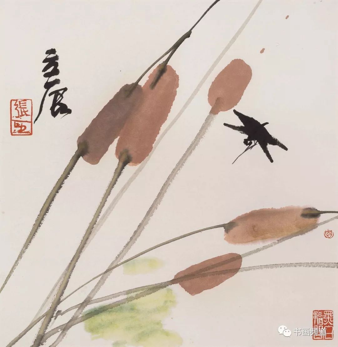 张立辰花鸟画教学系列视频,画家张立辰国画写意作品欣赏