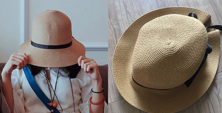 大s出门必戴的防晒帽,大s紫外线防晒帽