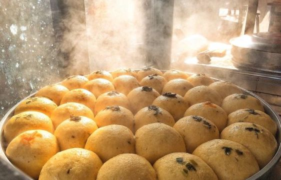 榆钱窝窝头菜团子,榆钱菜团子