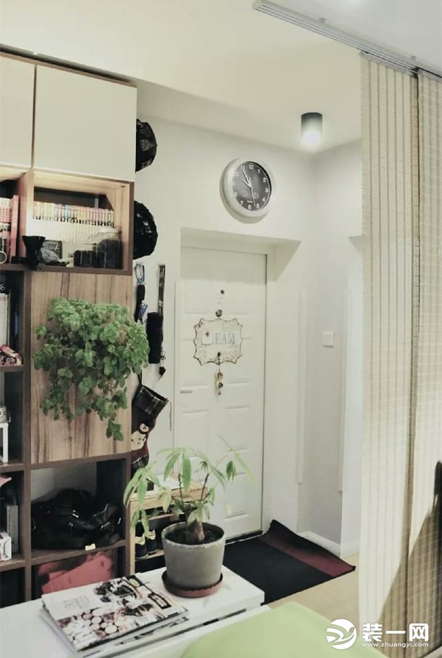 南北通透小户型玄关装饰,入门玄关隔断设计小户型