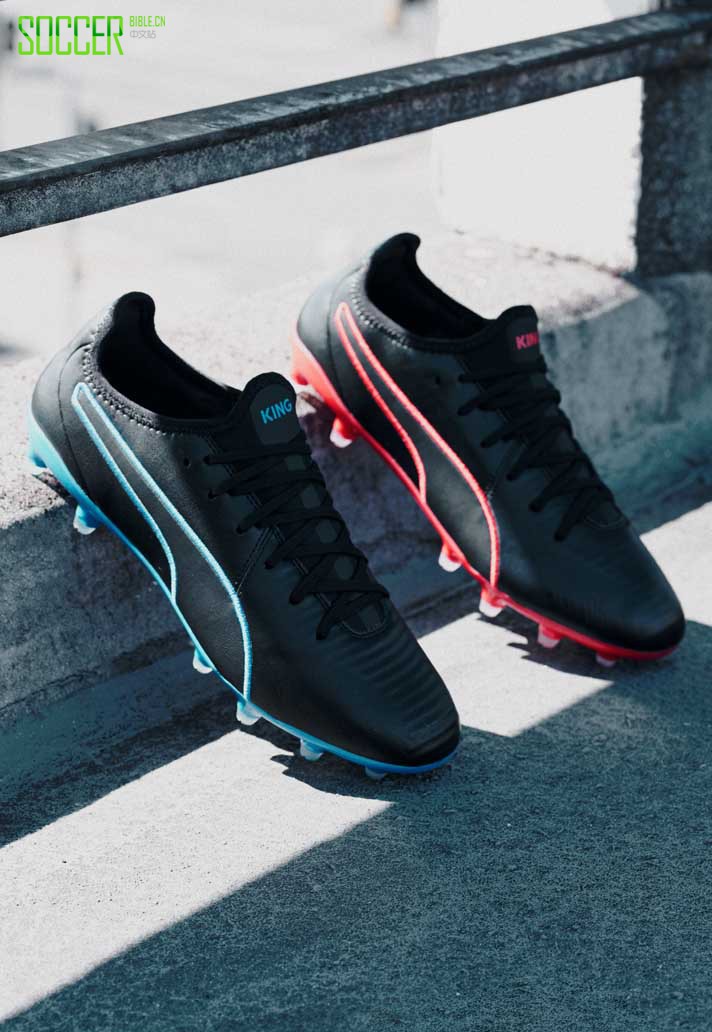 彪马kingpro配色,彪马king袋鼠皮足球鞋实战