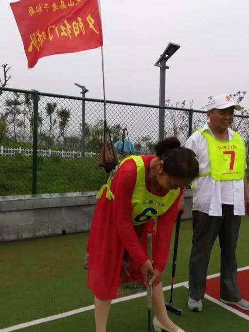 城关门球比赛,门球比赛展夕阳风采