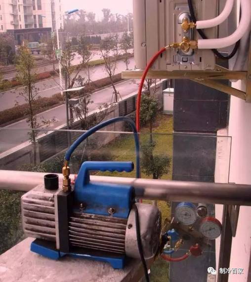 变频空调抽真空方法教学,变频空调抽真空教学视频