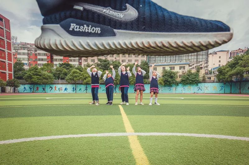 郴州市宜章县第七完全小学校服,校服最美学校