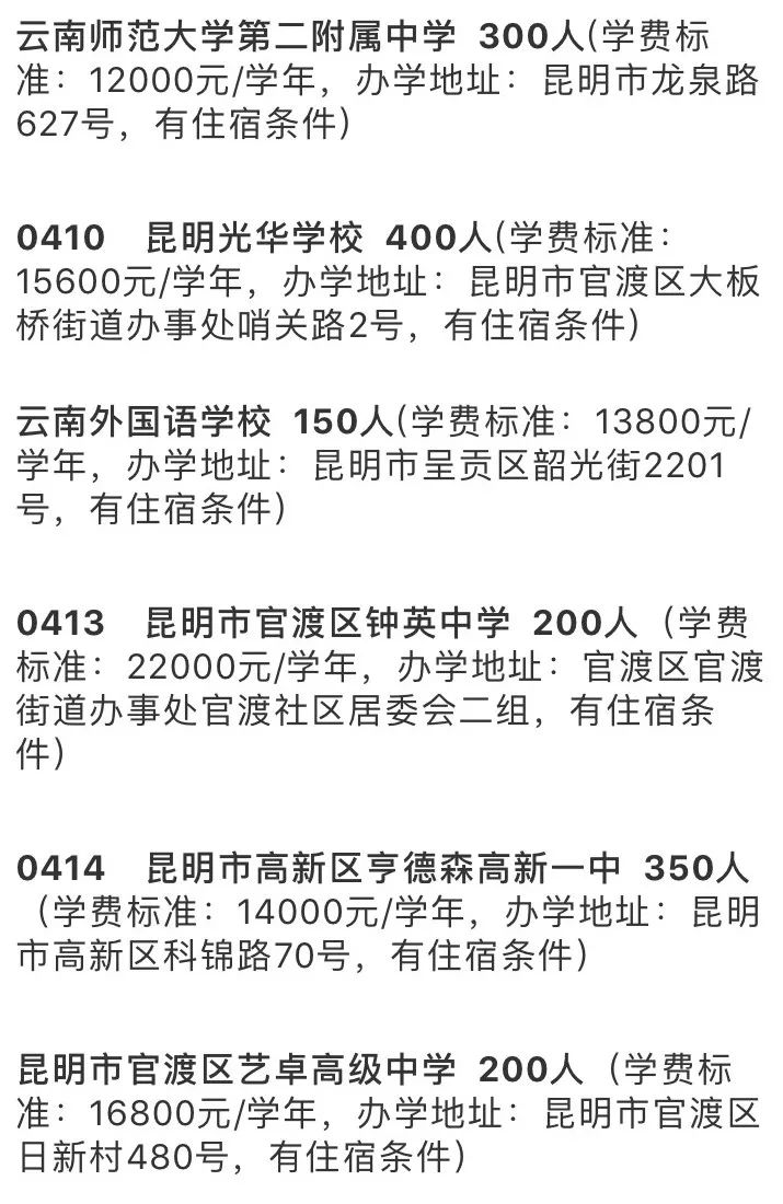 2020昆明普高录取公告,昆明市2020高中招生