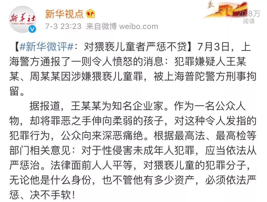 新城控股集团董事长性侵女童案,新城原老总猥亵女童获刑