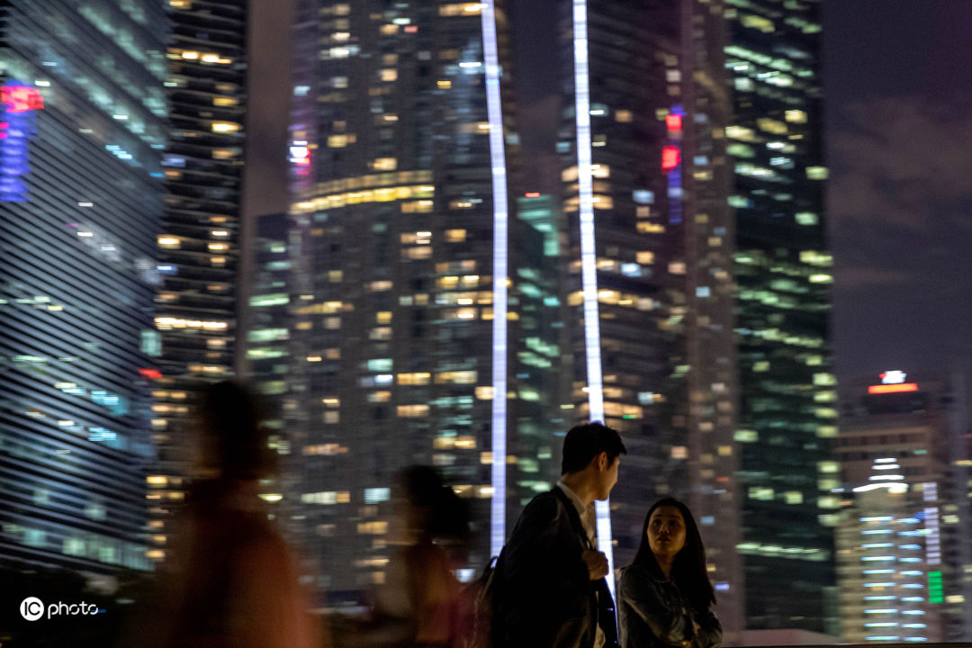360度的新加坡夜景,新加坡高清夜景