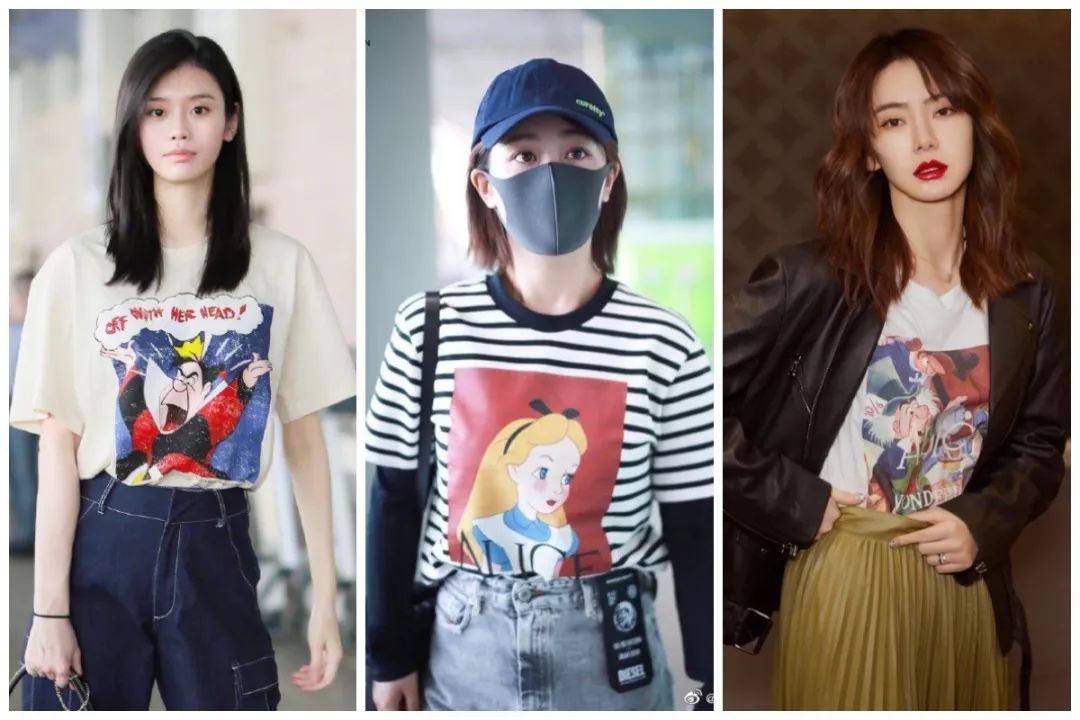 刘雯娜扎穿着puma,娜扎孙怡跨年衣服撞衫