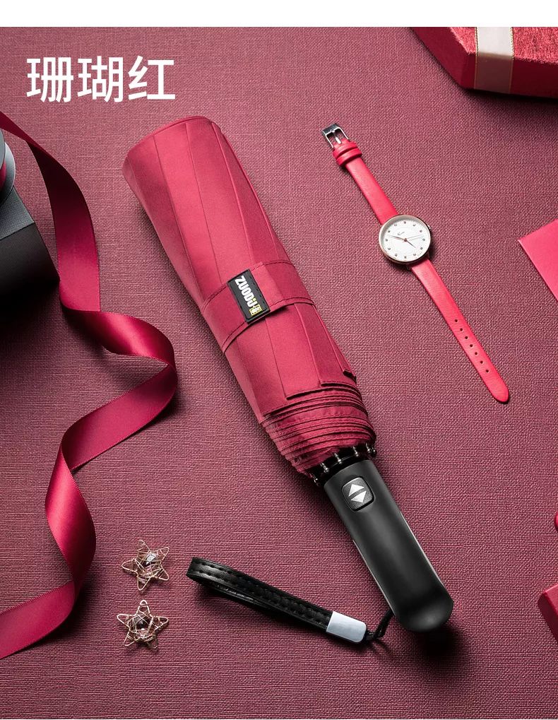 能抗8级大风和车压的暴风伞测评,硬汉级暴雨伞