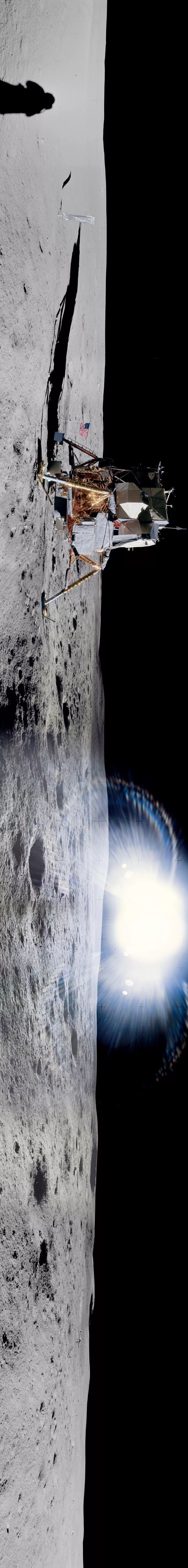 人类第一次登月拍了几张照片,1969年登月拍摄到了地球的照片