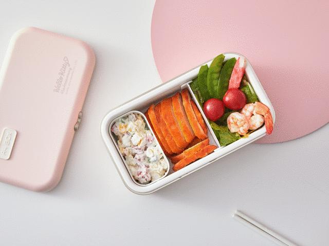 HelloKitty45周岁限定版！一只会自己热饭的便当盒｜吃货爱生活