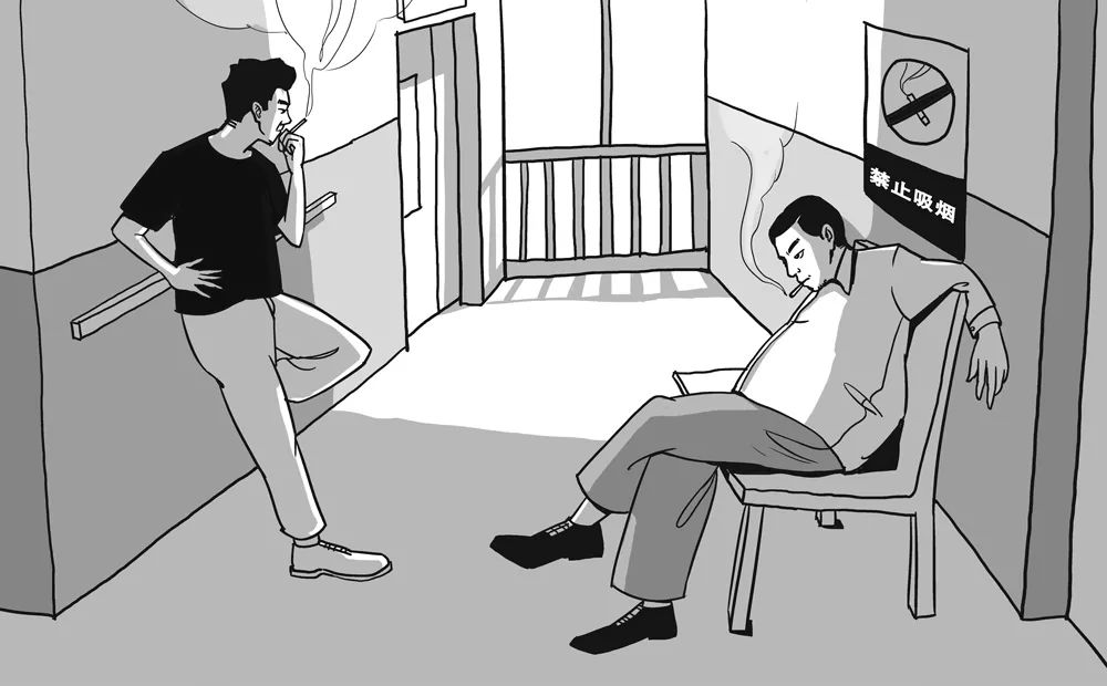 毒贩抽烟,抓捕公共场合吸烟人