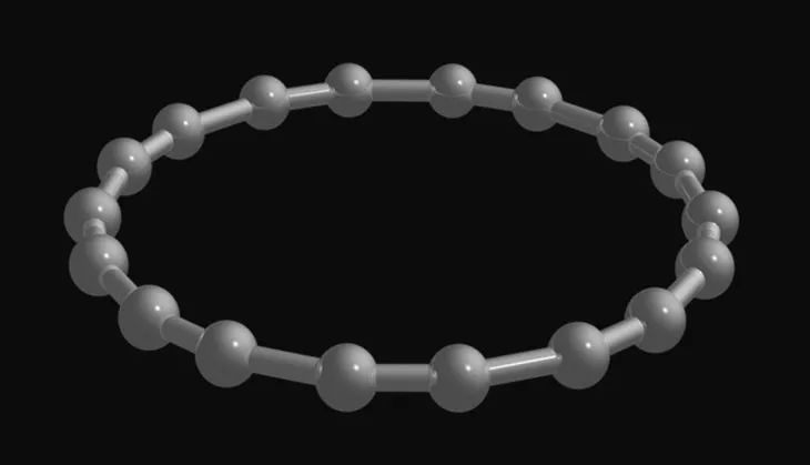 六个碳原子组成的环,一个碳原子连接几个碳环