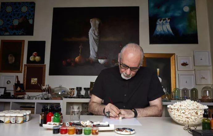 迷你小油画风景,小乾坤迷你世界