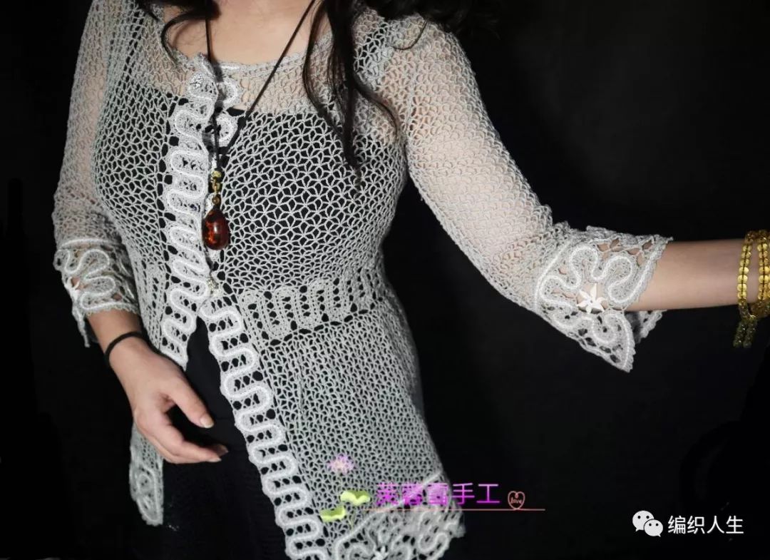 钩一件完整的开衫毛衣视频,比利时开衫