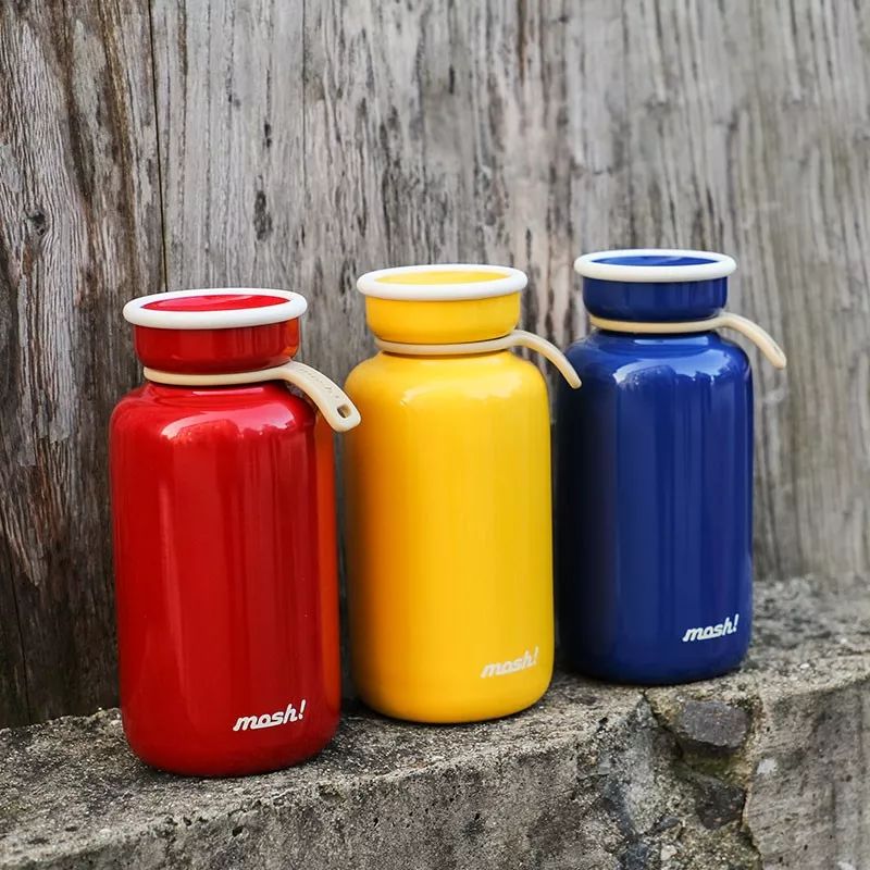 风靡日本的超小保温杯,日本潮牌纯钛保温杯大全