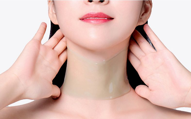 这款急救弹性蛋白贴，每天一片赶走干纹，还你天鹅美颈