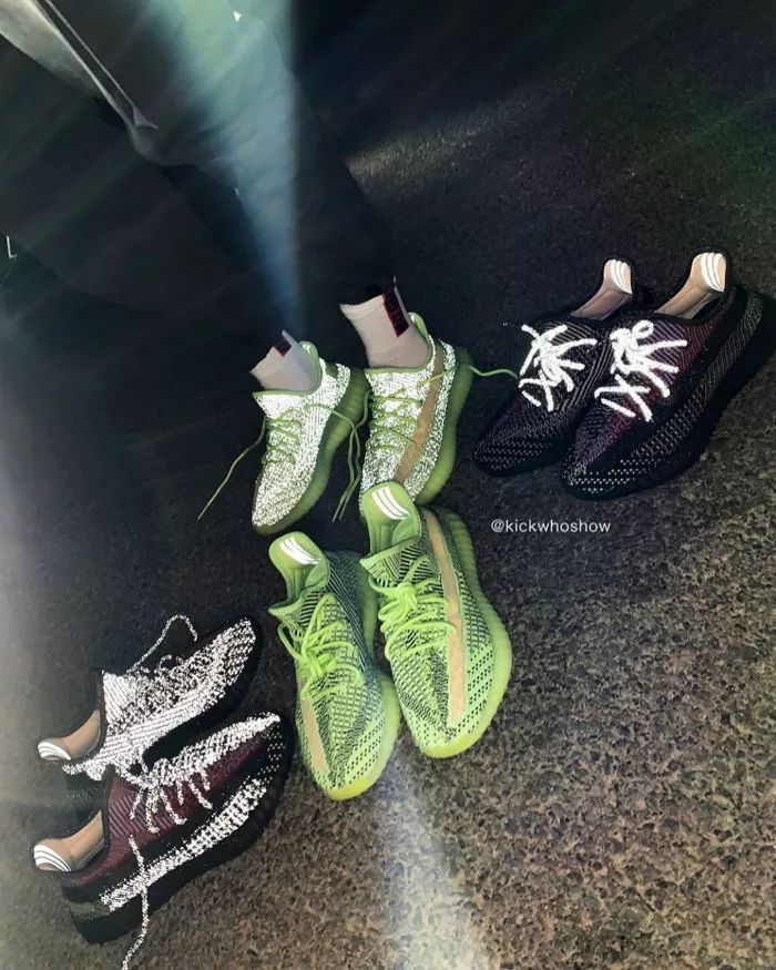 yeezy黑满天星鞋口变褐色,yeezy350coreblack黑红