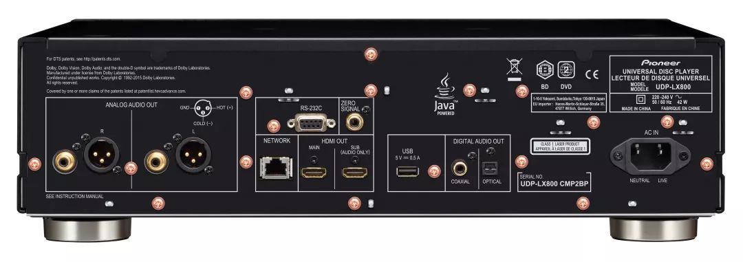 “毫不吝啬的造工用料”Pioneer先锋UDP-LX800UHD超高清*放播**机