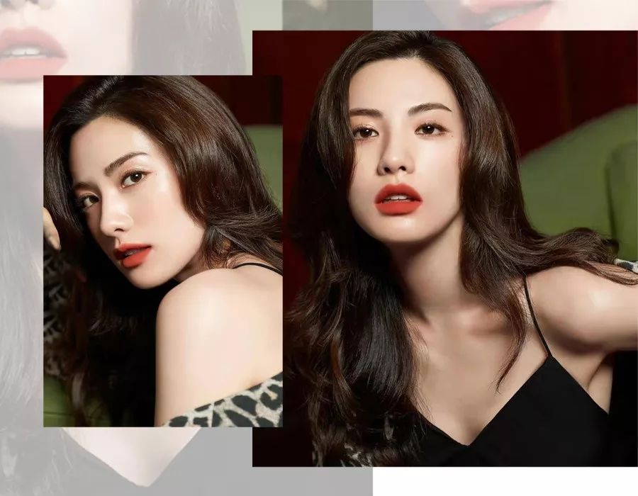 杨颖全唇妆,angelababy唇妆画一半