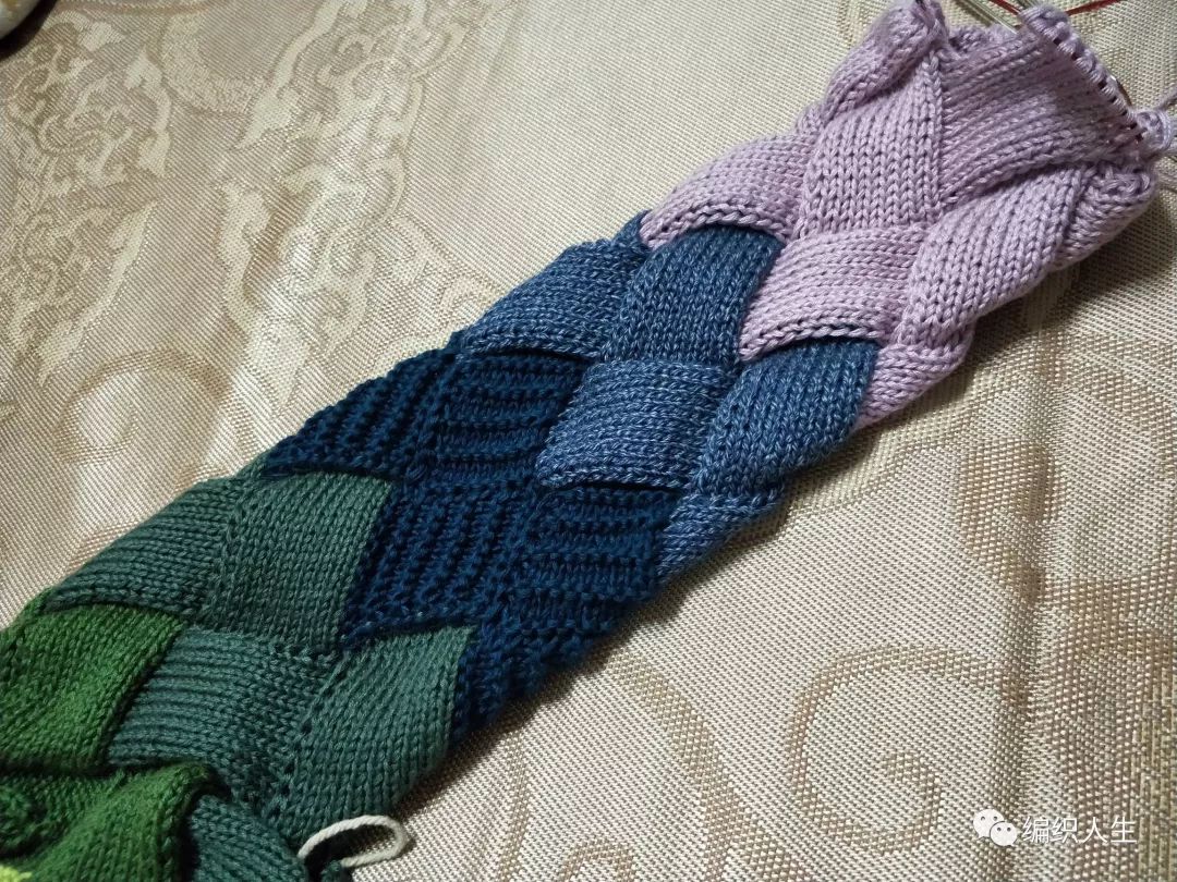 马海毛毛衣十三针编织花样图解,白桦编织衣服袖子收针